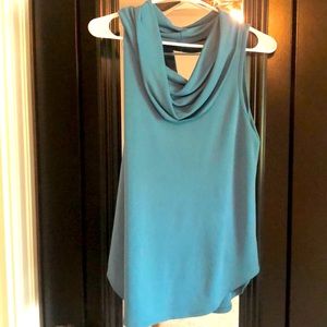 Le Lis Sleeveless Cowlneck Cutout Top